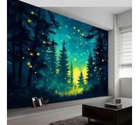 Generisch Fantasia - Carta da parati panoramica con insetti, in tessuto non tessuto, decorazione da parete, per soggiorno, camera da letto, cameretta dei bambini, decorazione da parete, 3D (250 x 175