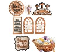 Generisch Farmhouse, Pasqua, Fattoria, Tray Decor - Statua Pasquale, Decorativi per la casa, Personaggi da Collezione per Vacanze, Compleanni, Home Warming