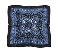 Generisch Fascette per sciarpa di seta per l'Islam anacardi sciarpa folk personalizzato donne musulmane stampa sciarpa di seta guardaroba decorazione, g, Taglia unica