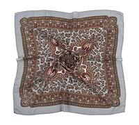 Generisch Fascette per sciarpa di seta per l'Islam anacardi sciarpa folk personalizzato donne musulmane stampa sciarpa di seta guardaroba decorazione, c, Taglia unica