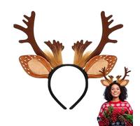 Generisch Fascia per capelli con corna di renna, per cosplay, feste in maschera, eventi a tema, bambini, adolescenti, adulti, collezionisti