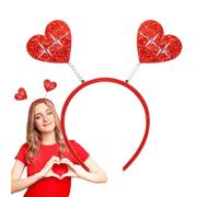 Generisch Fascia per capelli per San , copricapo rosso a di amore, per feste di festival, accessori per foto da donna