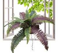 Generisch Faux Boston Felce per esterni resistente ai raggi UV, colore artificiale per la vita, non stupefacente, per la casa, il giardino, la fioriera, il falso Boston Fern per De