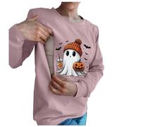 Generisch Felpa casual da donna per allattamento, con chiusura lampo, comoda felpa da allattamento, abito invernale da donna a maniche lunghe, oro rosa, S