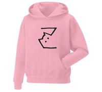 Generisch Felpa casual Velvet Living con cappuccio stampa hip hop maglione casual sport uomo/donna felpa con cappuccio cardigan, Colore: rosa., L
