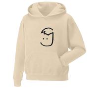Generisch Felpa casual Velvet Living con cappuccio stampa hip hop maglione casual sport uomo/donna felpa con cappuccio nero 172, beige., L