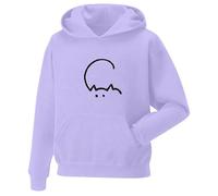 Generisch Felpa casual Velvet Living con stampa con cappuccio hip hop maglione casual sport uomo/donna felpa con cappuccio, Viola chiaro, 3XL