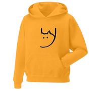 Generisch Felpa casual Velvet Living con stampa con cappuccio, hip hop, maglione casual, sport, uomo/donna, felpa con cappuccio, giallo., M