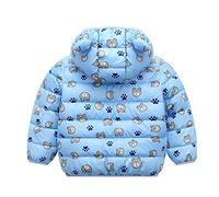 Generisch Felpa con cappuccio Cartoon Orecchio Giacca Ragazzi Cappotto Bambino Cappotto Inverno Stampa Ragazza Regalo 2025 Giacca Autunno Walker Giacca Inverno Vestiti di Natale, Blu, 6-12 Mesi