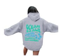 Generisch Felpa con cappuccio con parole sul retro, felpa con cappuccio alla moda per ragazze adolescenti, felpa con cappuccio alla moda con citazione sul retro, felpa con cappuccio con citazione