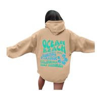 Generisch Felpa con cappuccio con parole sul retro, felpa con cappuccio alla moda per ragazze adolescenti, felpa con cappuccio alla moda con citazione sul retro, felpa con cappuccio con citazione