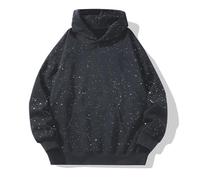 Generisch Felpa con cappuccio, da donna, con cappuccio, per Oktoberfest, per uomo, festa della birra, con bretelle, grigio., L