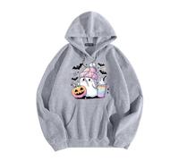 Generisch Felpa con cappuccio da donna con stampa ragno, unisex, con cappuccio, Y2K, punk, colore gotico, per Halloween, con chiusura lampo, per carnevale, dinosauro, Felpa con cappuccio B2-light