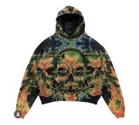 Generisch Felpa con cappuccio da uomo 2025 | stampa digitale 3D Streetwear | Oversize Unisex | Felpa con cappuccio Graffiti (XXS-5XL) con traspirante, Altro-g, 3XL