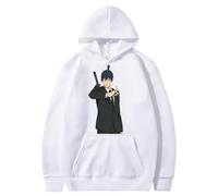 Generisch Felpa con cappuccio da uomo a maniche lunghe Y2K Hip Hop C-hainsaw M-an Merch Cosplay Anime, felpa con cappuccio con tasca casual, felpa unisex per fan abbigliamento streetwear, #14, L