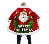 Generisch Felpa con cappuccio da uomo con morbida fodera interna per calore e comfort ottimali nella stagione fredda. Ideale come coppia romantica, A4-rosso, L