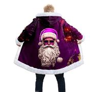 Generisch Felpa con cappuccio da uomo con morbida fodera interna per calore e comfort ottimali nella stagione fredda. Ideale come coppia romantica, A2-lilla, L