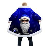 Generisch Felpa con cappuccio da uomo con morbida fodera interna per calore e comfort ottimali nella stagione fredda. Ideale come coppia romantica, A3-blu, XL