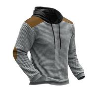 Generisch Felpa con cappuccio da uomo, oversize, per il tempo libero, adolescente, classica, comoda felpa con cappuccio Harajuku, a maniche lunghe, per lo sport, il fitness, l'attività all'aria aperta