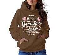 Generisch Felpa con cappuccio e felpe da indossare tutti i giorni. Design casual con scollo rotondo con motivo. Perfetto per l'autunno e l'inverno. Completa i jeans. Stile base ideale. Cardigan