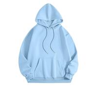 Generisch Felpa con cappuccio unisex con scritta cristiana "GOD GOT ME" - Felpa con cappuccio ispiratrice con stampa sul retro | Felpa con cappuccio & Hoffung, Stil_o05 blu, XL