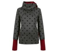 Generisch - Felpa da allattamento invernale in cotone a maniche lunghe, tinta unita, con collo a rollò, a due strati, con cappuccio, con tasche, per gravidanza, basic, magliette per l'allattamento