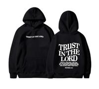 Generisch Felpa da donna con cappuccio con stampa posteriore, stampa letter, oversize, con cappuccio, Y2K, E-girl, oversize, vintage, con cappuccio Harajuku Streetwear con tasche, #46, L