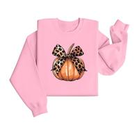 Generisch Felpa Donna Carino Halloween Strega Zucca Camicia Autunno Girocollo Maglione Maglione Scollo A O Ragno Felpa Donna Senza Cappuccio, Felpa con cappuccio B2-rosa, XL