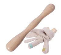 Generisch Fermaglio per calzini, tappo manuale in legno, strumento per toppa, ago per guanti, per tessitura, maglia, jeans, pantaloni, vestiti, fori per principianti