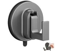 Generisch Ffunhoo Heavy Suction Cups Without Bore, No-Drill Waterproof Reusable Hooks for Bathroom, Kitchen, Glass & Tile Organizzation, Non-Damaging Wreath & Towel Hanger (1 pezzo)