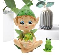 Generisch Figura di rana, statua del giardino di rana - Cartone animato in resina rana -Figura | Decorazione creativa bonsai all'aperto nel cortile per terrazza di casa