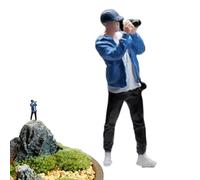 Generisch Figura fotografica a forma di personaggio, modello | 1/64 simulazione miniatura giocattolo da collezionista - Diorama - Personaggio Street People Model per donne, uomini, bambini