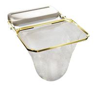 Generisch Filtro triangolare triplo supporto per lavello da cucina, filtro per lavello da cucina, filtro di scarico lavandino, grande sacchetto filtro per rifiuti cucina