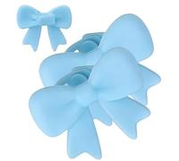 Generisch Fiocchi per cuffie, 2 pezzi, in silicone, per la decorazione di auricolari, per compleanno, festa, vita quotidiana, viaggi, donne, ragazze, adulti