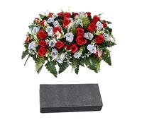 Generisch Fiori da cimitero per le tombe, rose resistenti ai raggi UV, fiori artificiali per la decorazione della tomba, adatti per sepolti, funerali, terrazze e