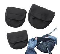 Generisch Fly Reel Case - Portable Fishing Gear Organizer | Thick Eva Storage Pouch | 3 pezzi protezione Reel Sleeve for Men Anglers Fisherman Outdoor Dock Shore Lake Boat Freshwater Adventure