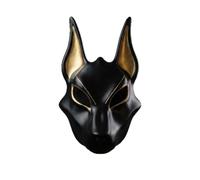 Generisch Foglia d'oro artificiale dipinta a mano, per cosplay e decorazione da parete (nero, 24 cm)