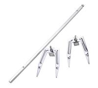 Generisch Forchetta per torrefazione - Accessorio robusto per torrefazione e curve, in acciaio Rotary Edelstless per forchetta di pollo, cucina stupida ideale