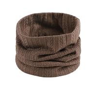 Generisch Foulard ragazzo primavera inverno lana maglia sciarpa calda sciarpa uomo e donna sciarpa collo sciarpa sciarpa sciarpa tubo sciarpe, caffè, Taglia unica