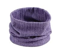 Generisch Foulard ragazzo primavera inverno lana maglia sciarpa calda sciarpa uomo e donna sciarpa collo sciarpa sciarpa sciarpa tubo sciarpe, Lilla, Taglia unica
