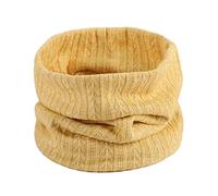 Generisch Foulard ragazzo primavera inverno lana maglia sciarpa calda sciarpa uomo e donna sciarpa collo sciarpa sciarpa sciarpa tubo sciarpe, giallo., Taglia unica