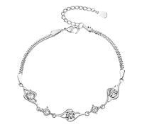 Generisch Frasi Bracciale Bracciale Uomo Gioielli Bracciale Cubic Zirconia Regolabile Bracciali Diversi Braccialetto Braccialetto Per Anelli, Taglia unica, Rame