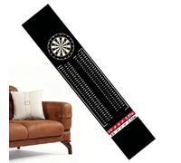 Generisch Freccette professionali con linea Throw e misurazioni - non scivolano Heavy Duty Rubber Floor Protector | Indoor Training for Home & Club Use | Durevole & Waterproof Oche