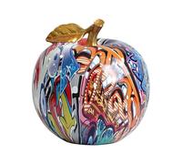 Generisch Fruits Sculptures - Reusable Colorful Fruit Figurine, Graffitii Fruits Art Statua Modern Abstract Resin Graffitii Fruit Art Statue Figurines Home Decor for Bedroom, Ristorante, Table, Shop