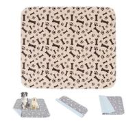 Generisch Furthrive - Cuscinetti per cani con feromoni, migliorati, eleganti, lavabili, riutilizzabili, a 4 strati, a prova di perdite (Brown-A,S)