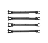 Generisch Gambe pieghevoli da tavolo - gambe da scrivania, 32 cm, pieghevoli - gambe stabili regolabili in acciaio al carbonio, adatte per qualsiasi piano del tavolo, ideali per campeggio, picnic e