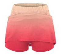 Generisch Gamma di prodotti: gonna classica da donna con tasche laterali alte, gradiente di colore, stile sportivo e casual, ideale per abiti attivi, Rosso anguria., 4XL