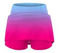 Generisch Gamma di prodotti: gonna classica da donna con tasche laterali alte, gradiente di colore, stile sportivo e casual, ideale per abiti attivi, rosa intenso, S