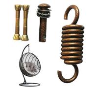 Generisch Ganci a molla per sedia a , in acciaio , per palestra, terrazza, balcone, garage, interni, fissaggio a soffitto, da boxe e fioriere sospese