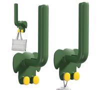 Generisch Ganci da parete a forma di animale, 2 grucce appendiabiti a forma di elefante, , per cucina, soggiorno, camera da , bagno, bagno